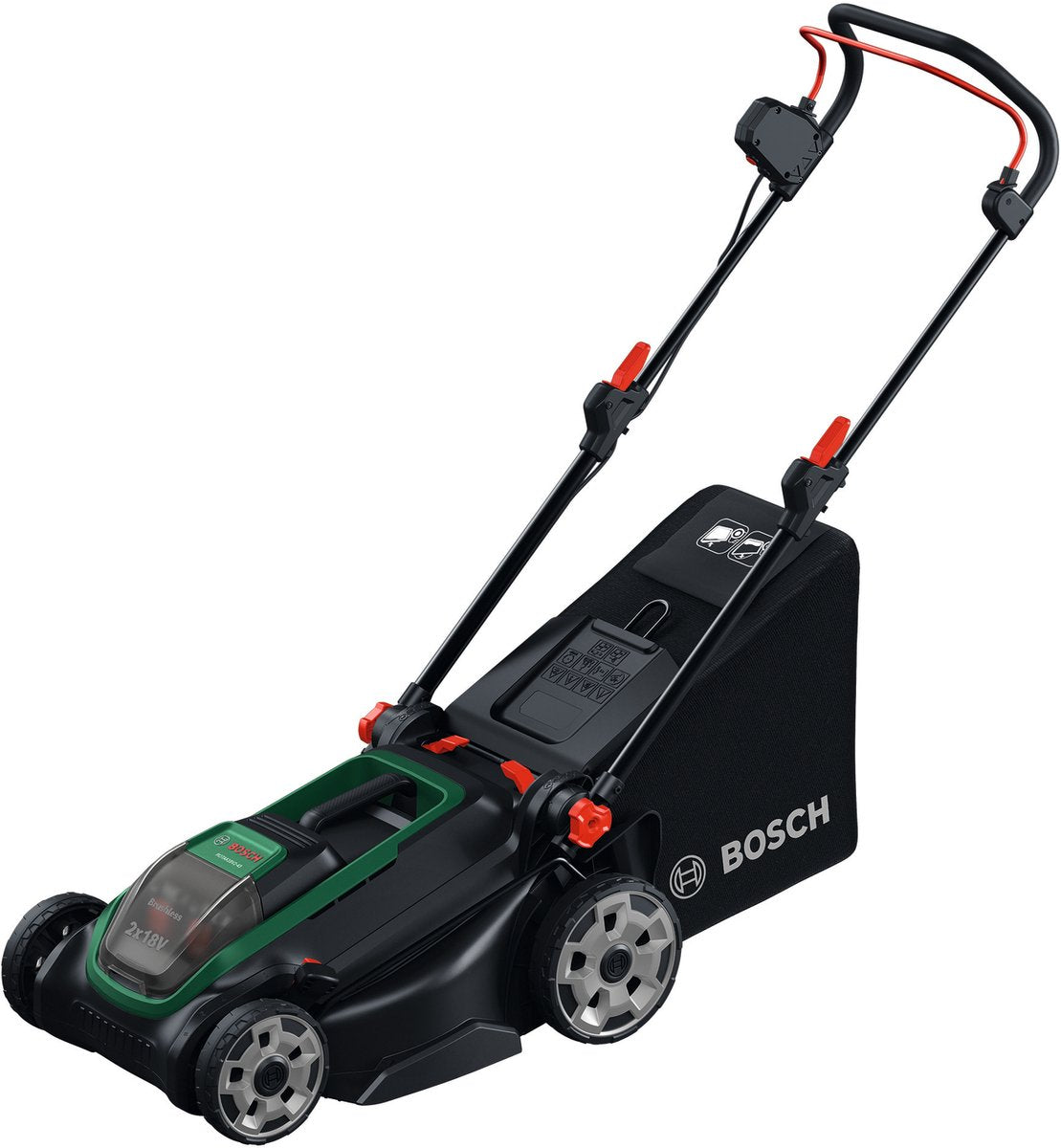 Bosch rotak 18v2-43 - lawn mower - without battery and charger - including mulch plug