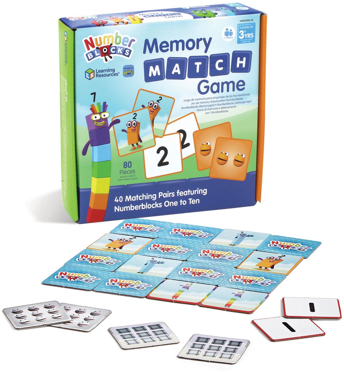 Risorse didattiche mathlinkâ® cubi numeri blocchi - gioco di matematica di memoria