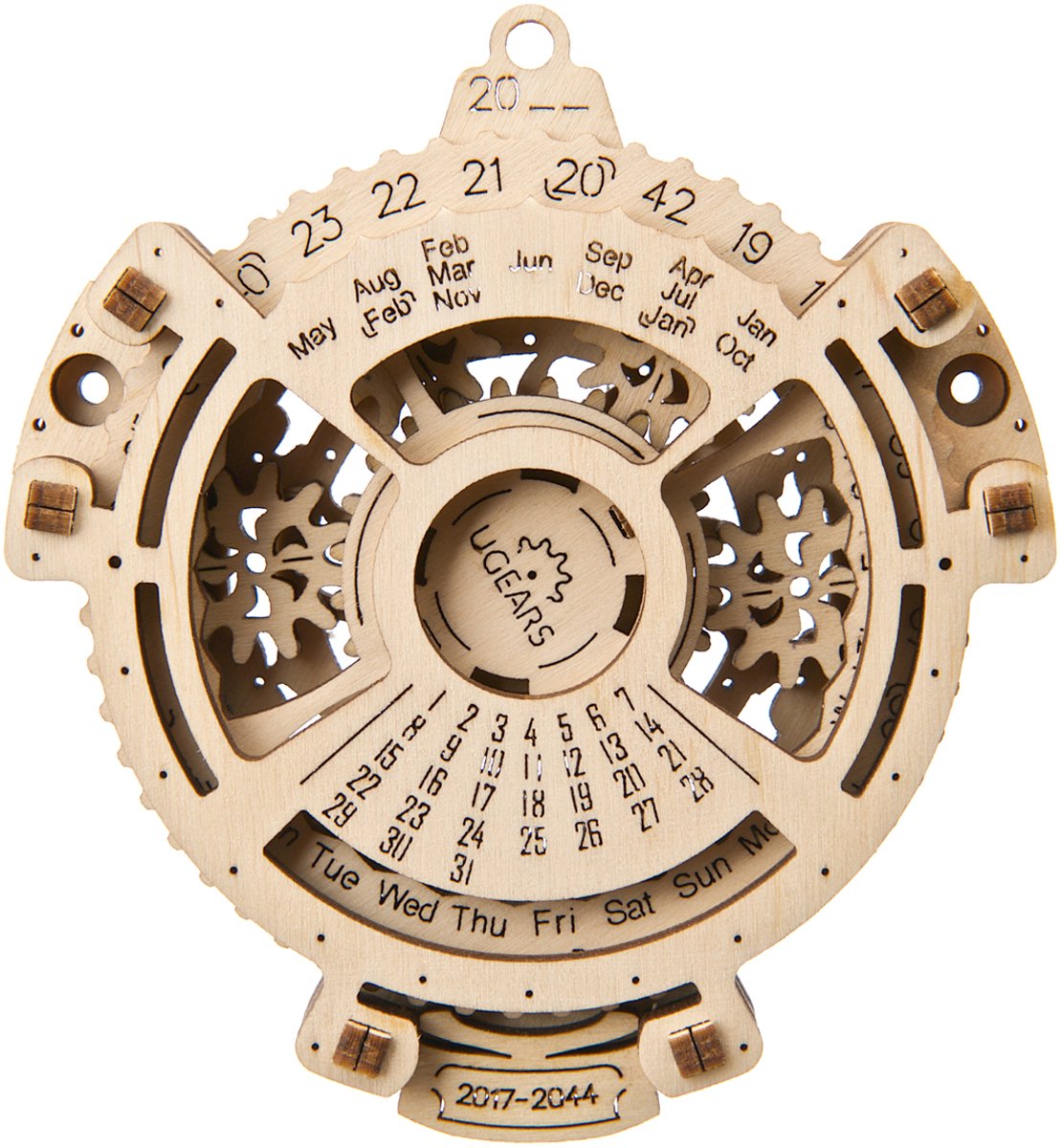 Modello 3D in legno di Ugears: navigatore di date