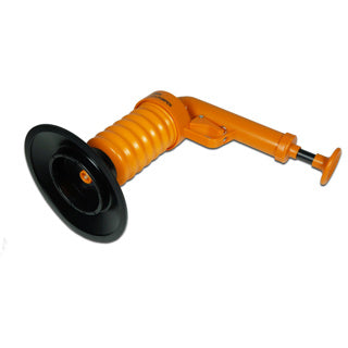 Drene Buster Drenaje Buster Drenaje desbloqueador manualmente naranja y negro