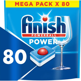 Termina tavoletti per lavastoviglie Power All-in-1 regolari 80