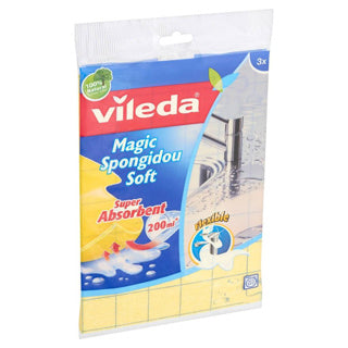Vileda spongidou magic spongekker 3 pezzi