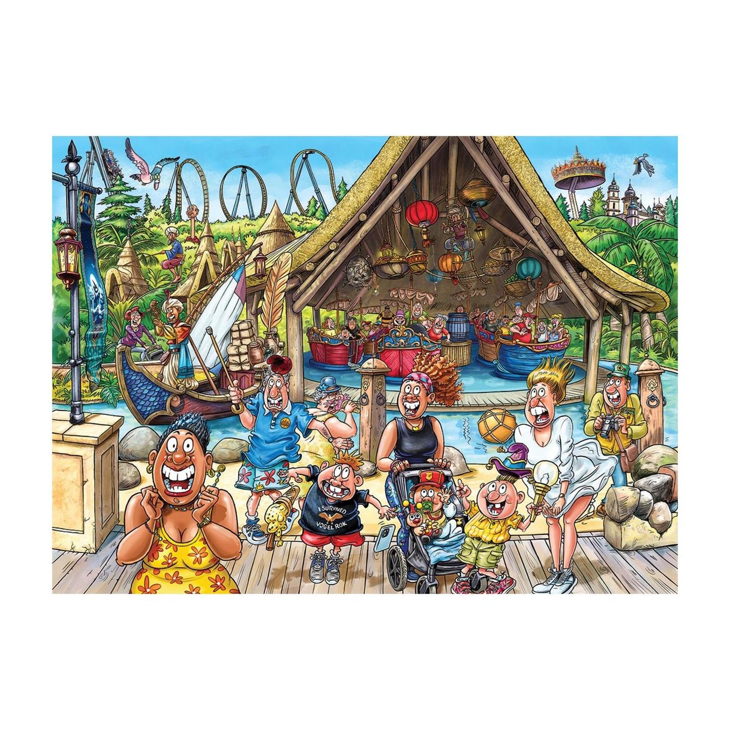 Wasgij Original Puzzle Efteling - World of Sindband! 1000 pezzi