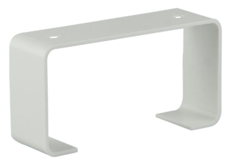 Renson 1006412 - juego de 2 soportes de montaje de pvc 7023 blanco 110x55mm | 5 piezas