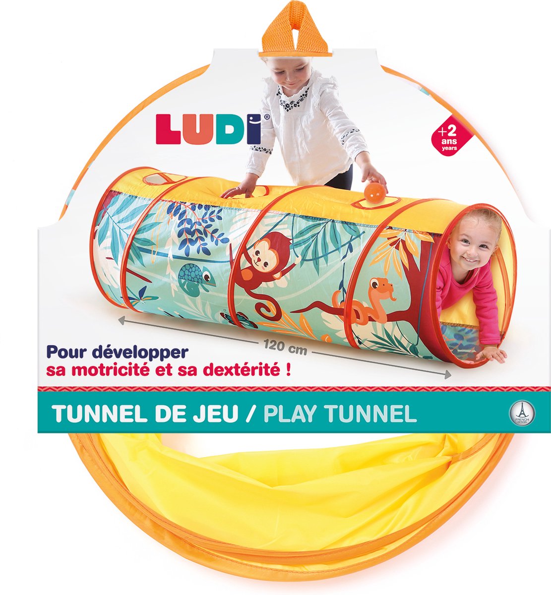 Ludi - gioca nel tunnel - striscia nel tunnel