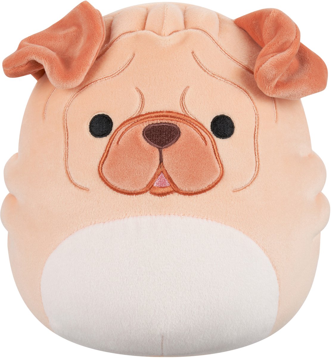 Squishmallow - morton - shar pei marrone - peluche 19 cm