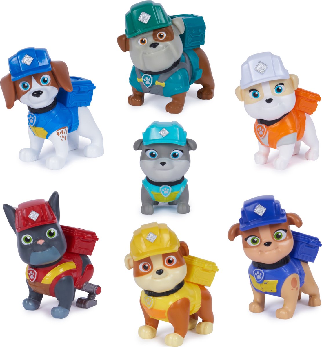 Spinmaster Rubble Crew 7 Figuras Pack Pack