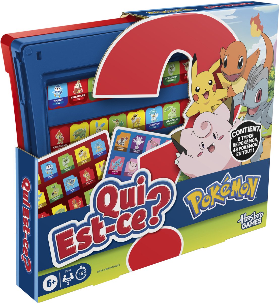Juegos de Hasbro ¿quién es? Pokémon - francés