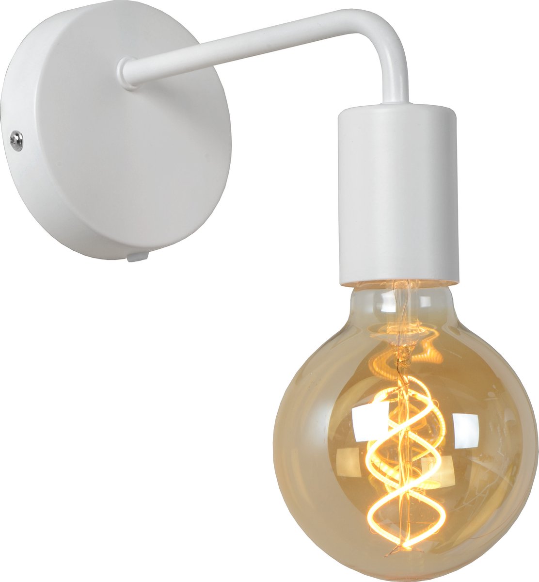 Lucide scott - wandlamp - 1xe27 - wit