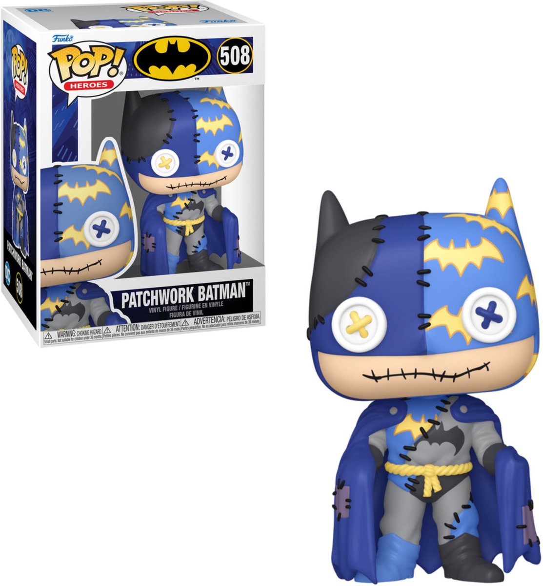Funkopop! animazione: patchwork dc - batman