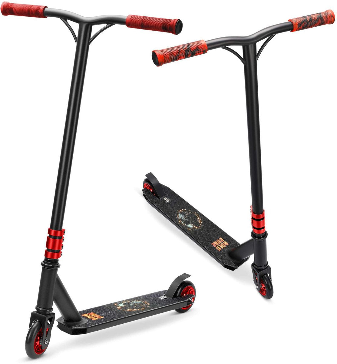 Monopattino acrobatico deluxe Boldcube - nero