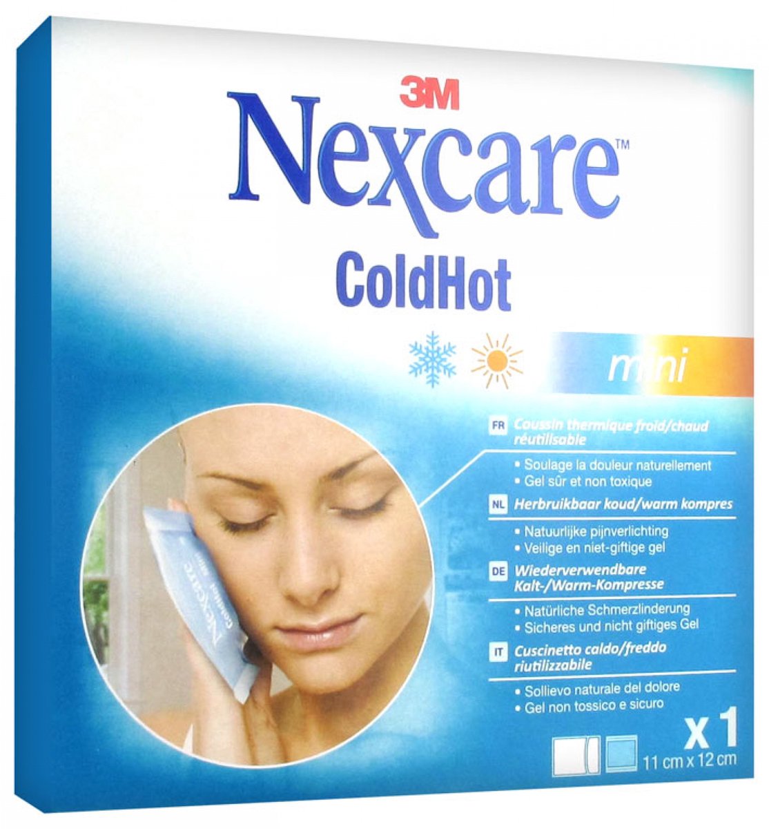 Mini impacco gel freddo e caldo Nexcare™, 110 x 120 mm