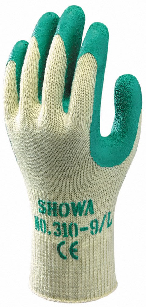 Guanto da lavoro Showa 310 verde mt10 | 10 pezzi