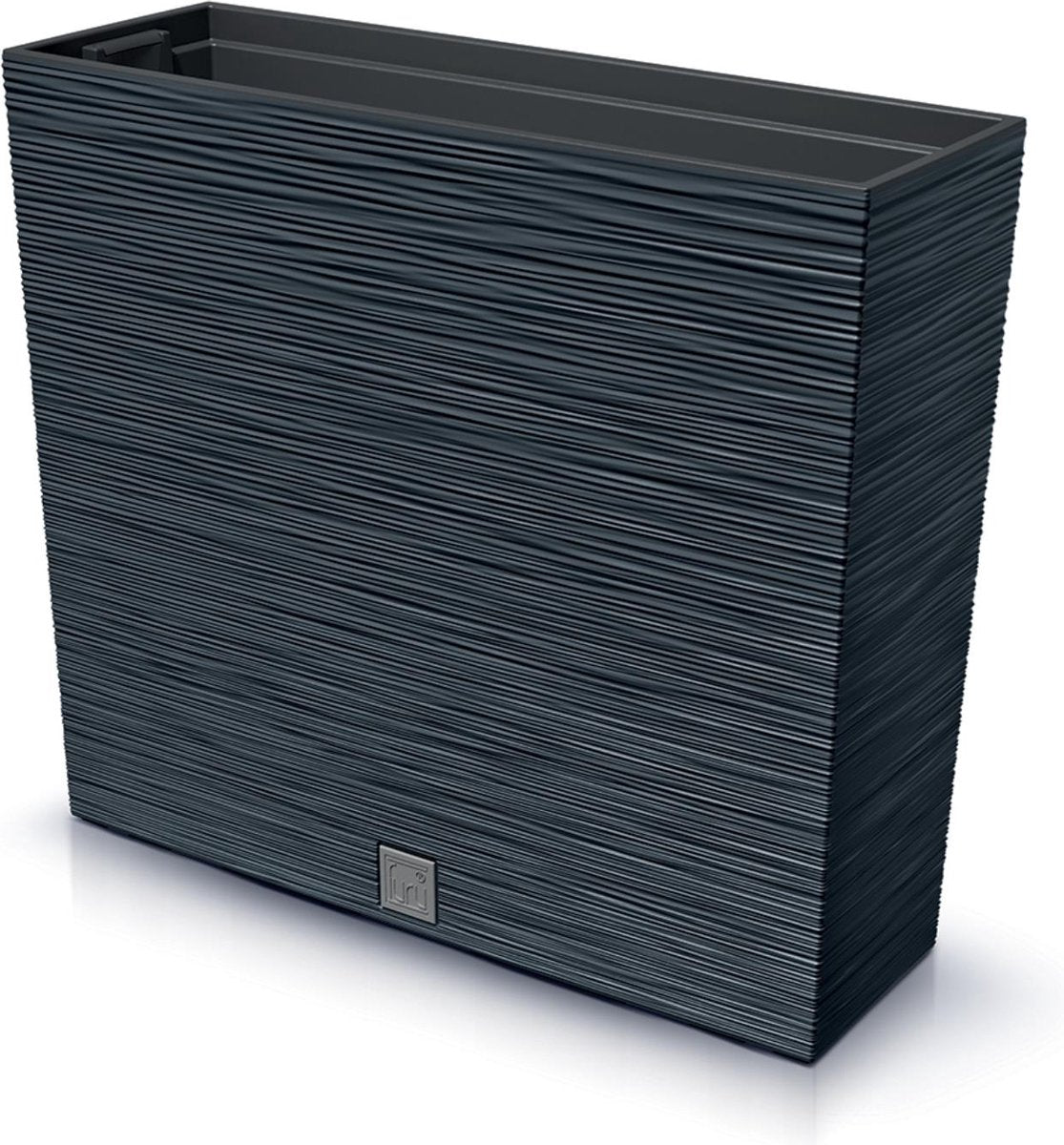 Prosperplast Furu Case Tower - Fioriera con inserto - per interni ed esterni - Antracite
