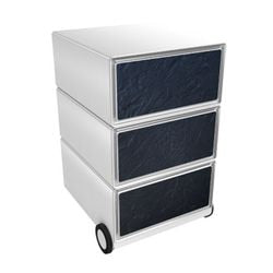 Cajonera móvil Paperflow easybox con 3 cajones 642x390x436mm revestido