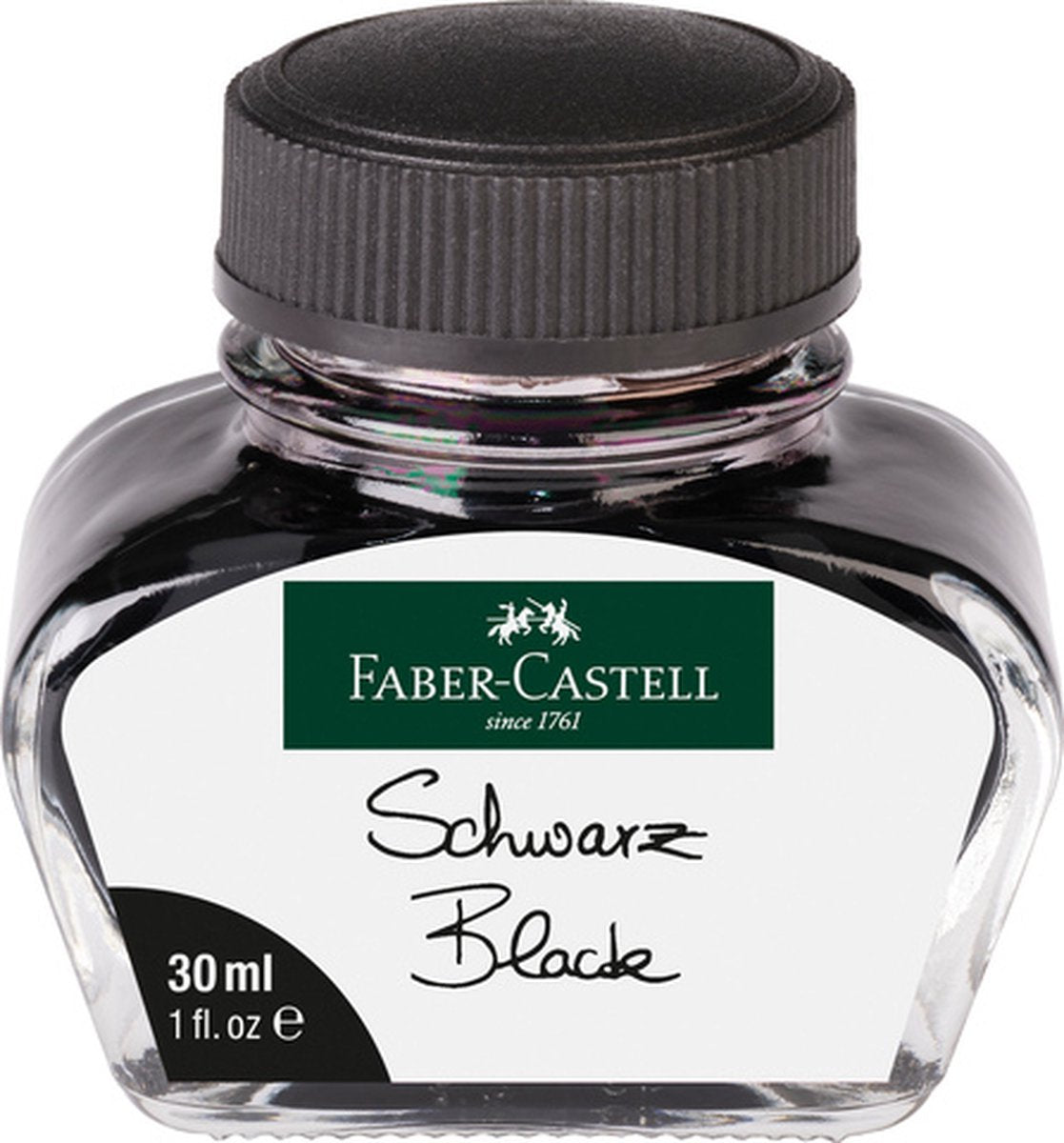 Inchiostro per penna stilografica Faber-castell - nero - bottiglia 30 ml - fc-149854