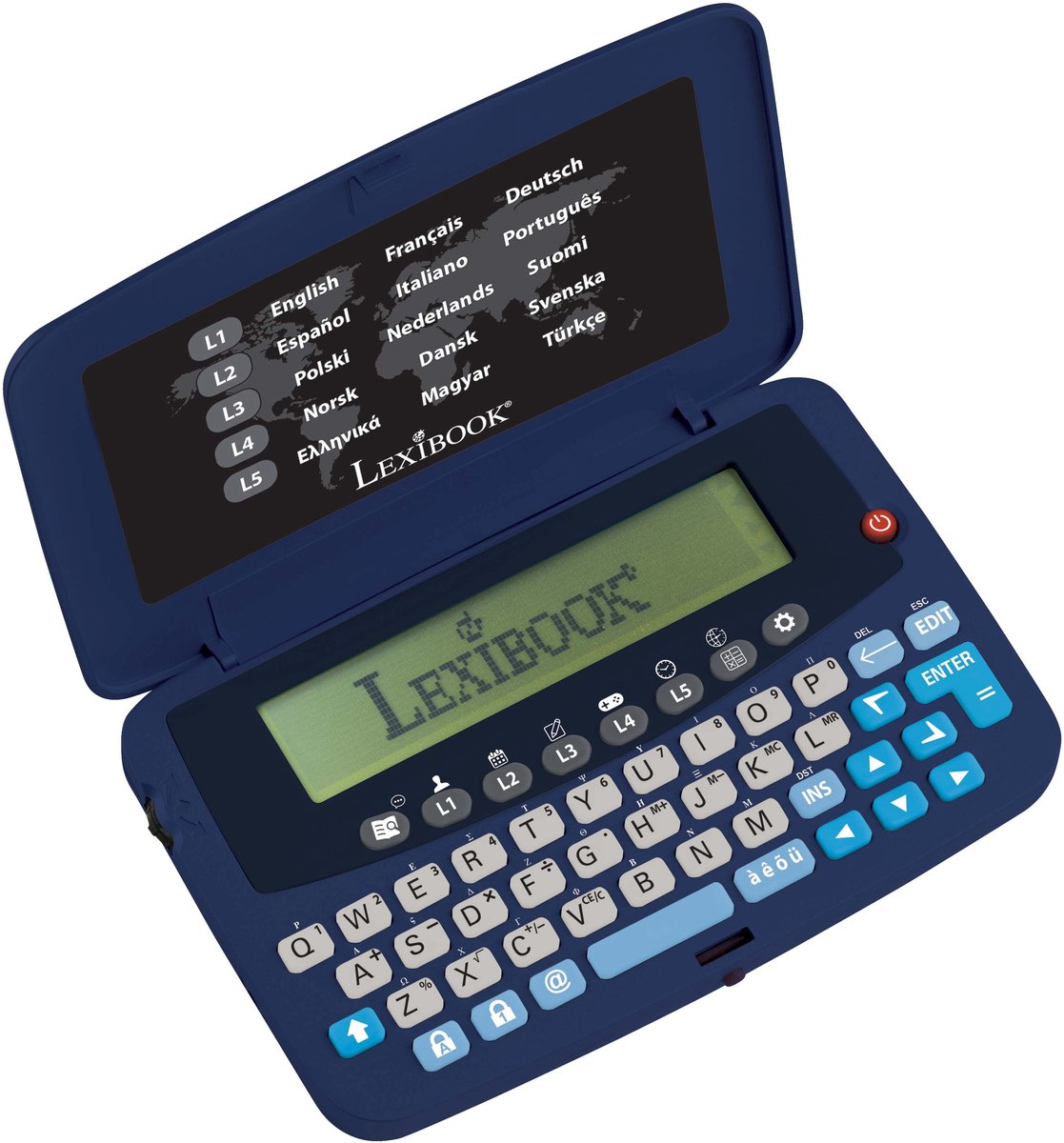 Traductor electrónico de bolsillo Lexibook de 15 idiomas