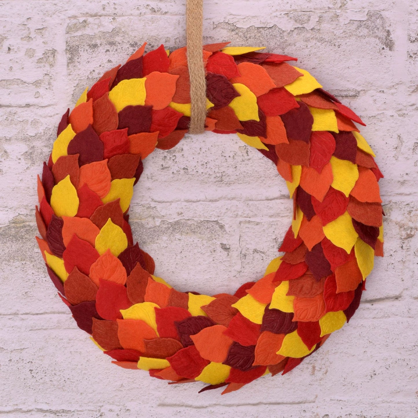 Vaessen creative • confezione in feltro 2mm a5 giallo rosso 5pz.