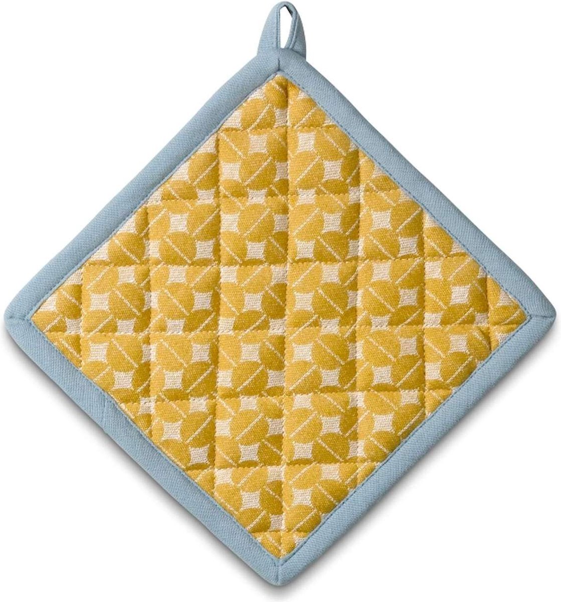 Kela cucina - set presine svea 4 pezzi - cotone - giallo -