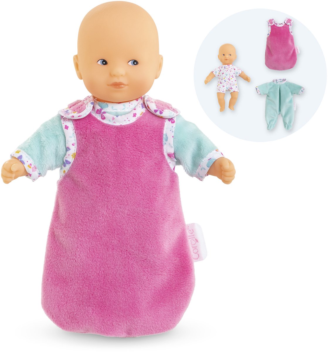 Corolle Mini Calin Good Night Pop Set - mariposas, 20 cm