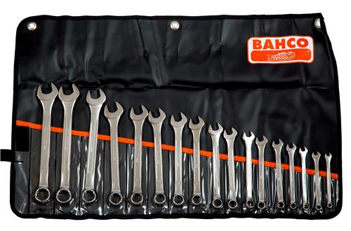 Set di chiavi combinate Bahco da 17 pezzi