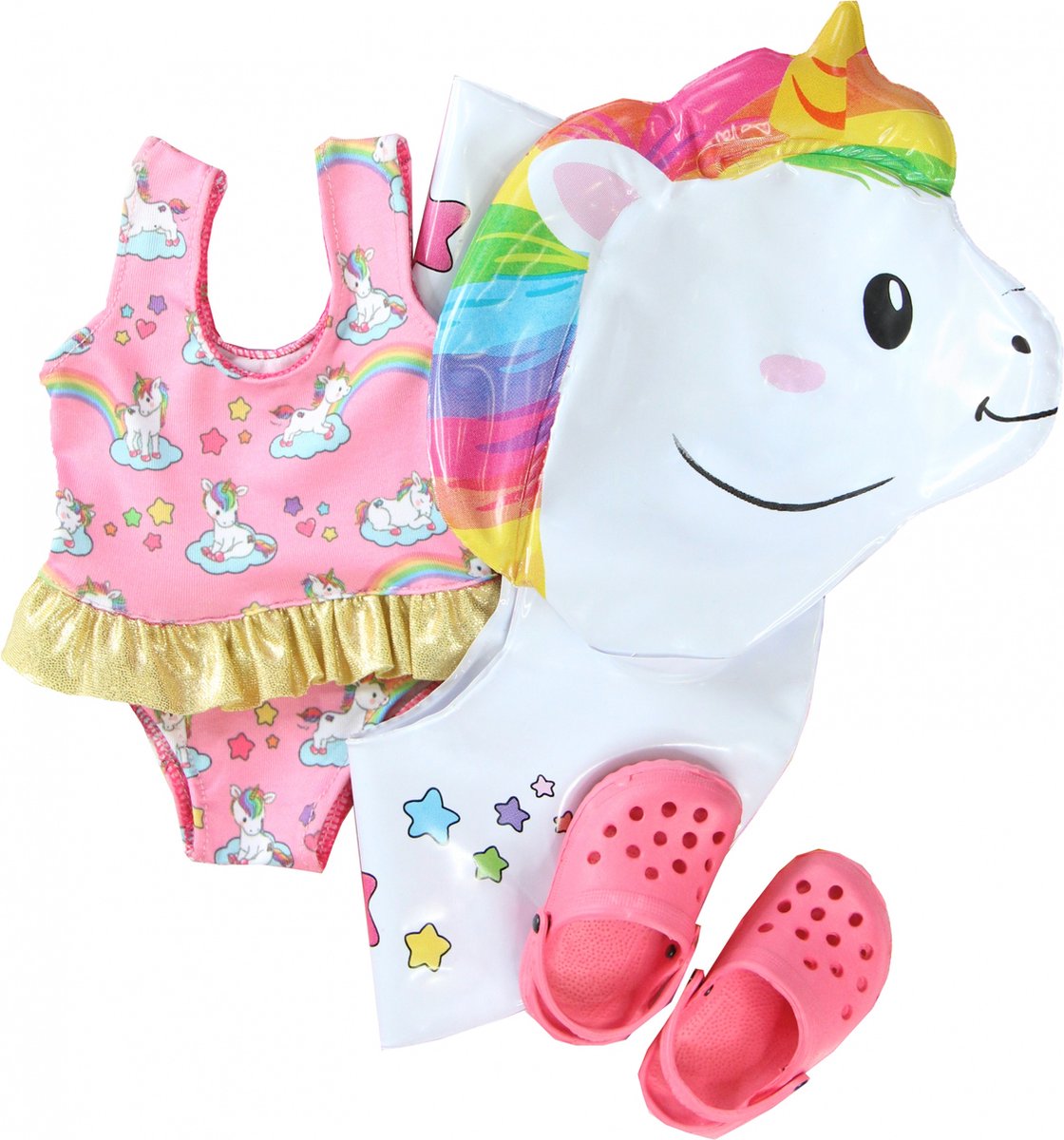 Heless Dolls Swim Set Unicornio, 35-45 cm