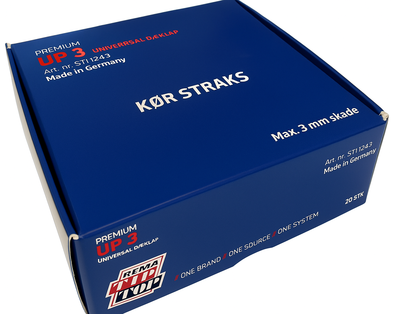 Simson parche para neumáticos rema tip top up3 - caja 20 piezas