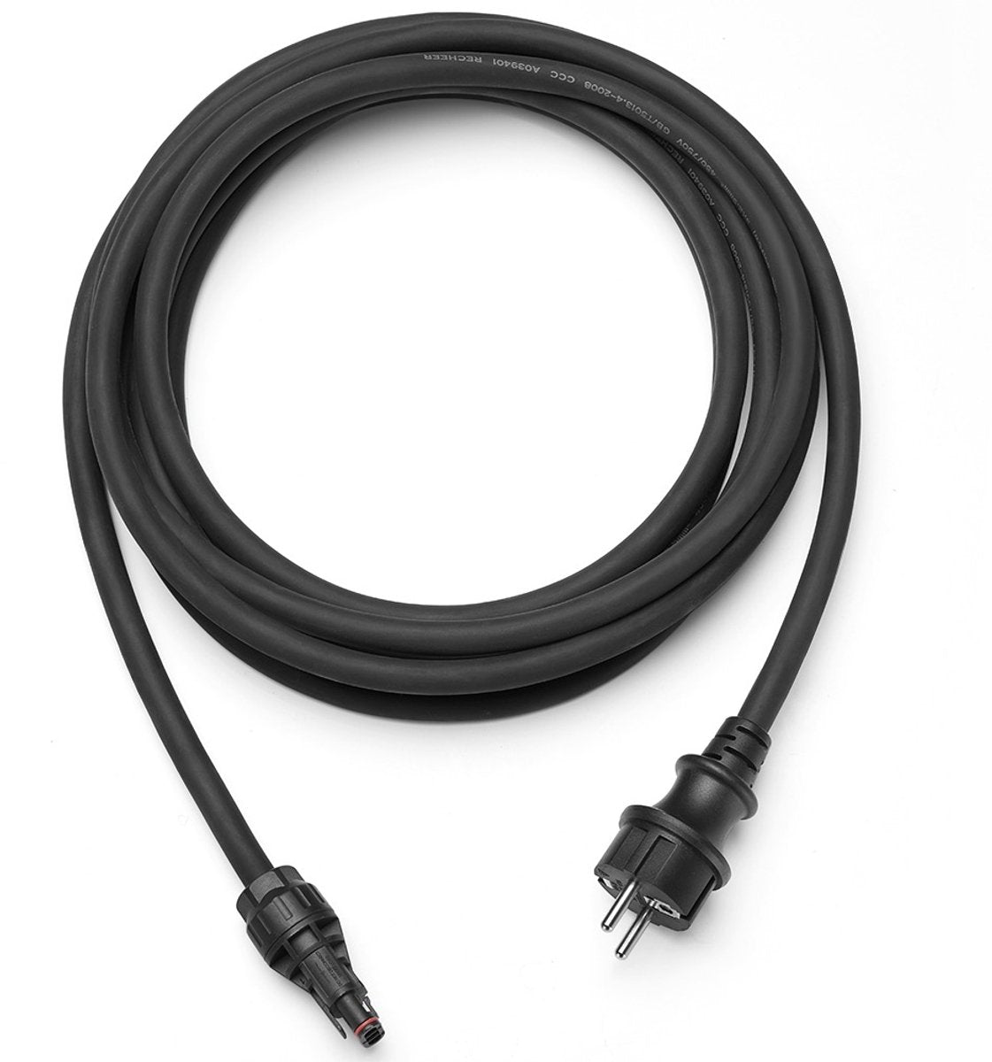 Cable ac ecoflow para micro inversor stream 800w - 15 metros