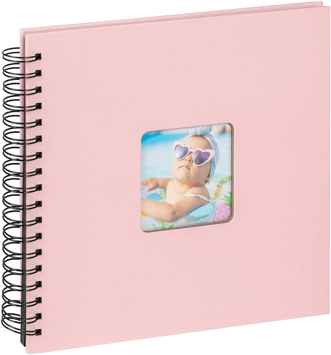 Walther sa-108-br fun baby selection - spiraal album - formaat 26 x 25 cm - roze