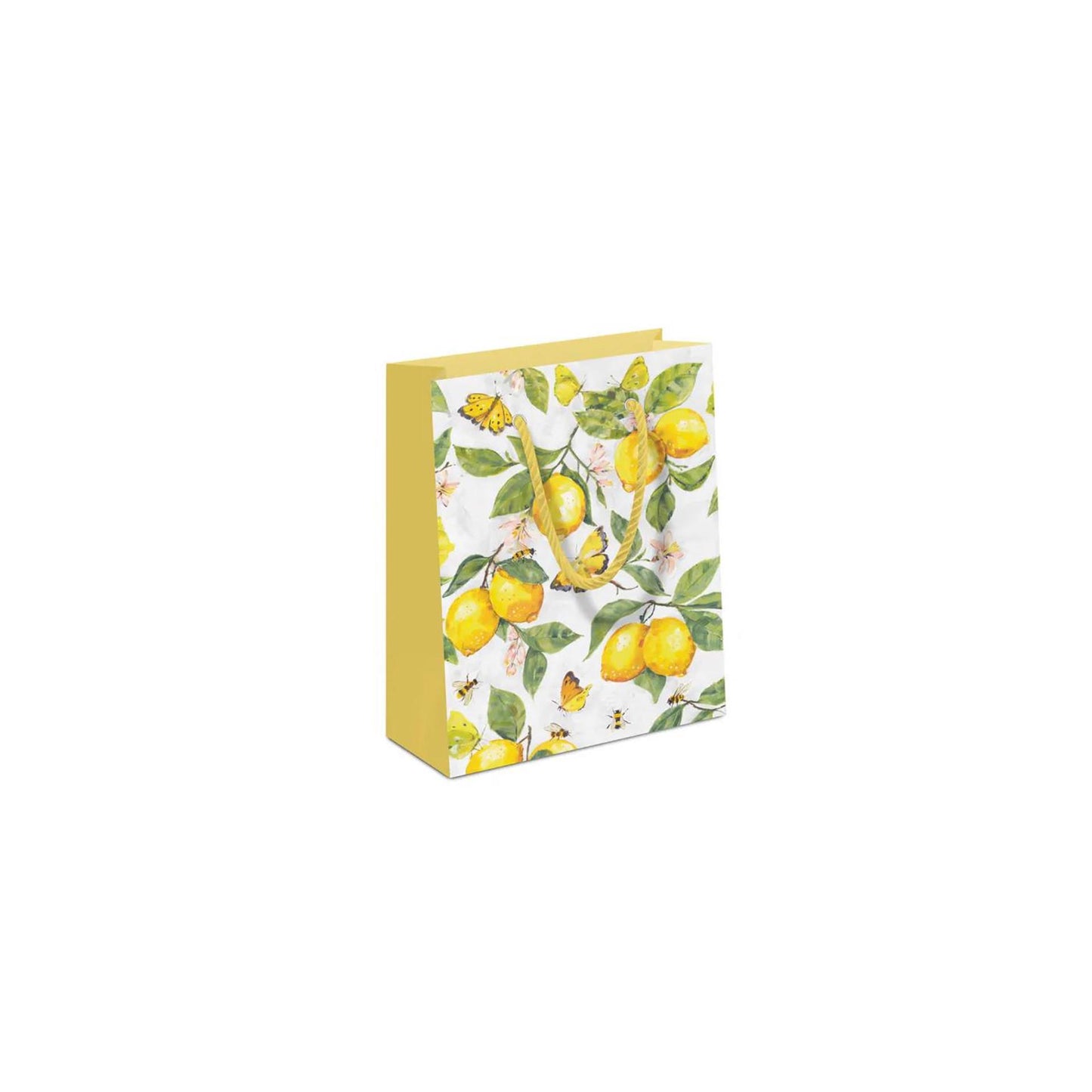 Borsa regalo Ambiente limoni freschi bianchi