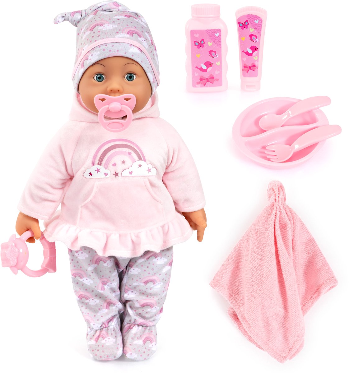 Bambolina bebe bayer design 46 cm con sonido