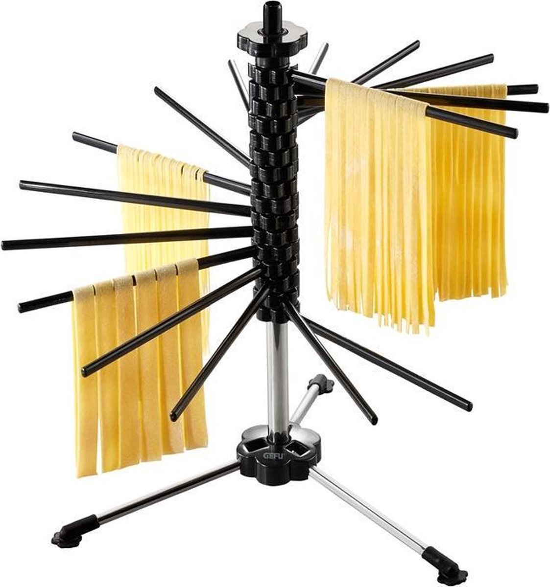 Gefu diverso pastadroger groot - opvouwbaar pastarek - 16 armen - rvs