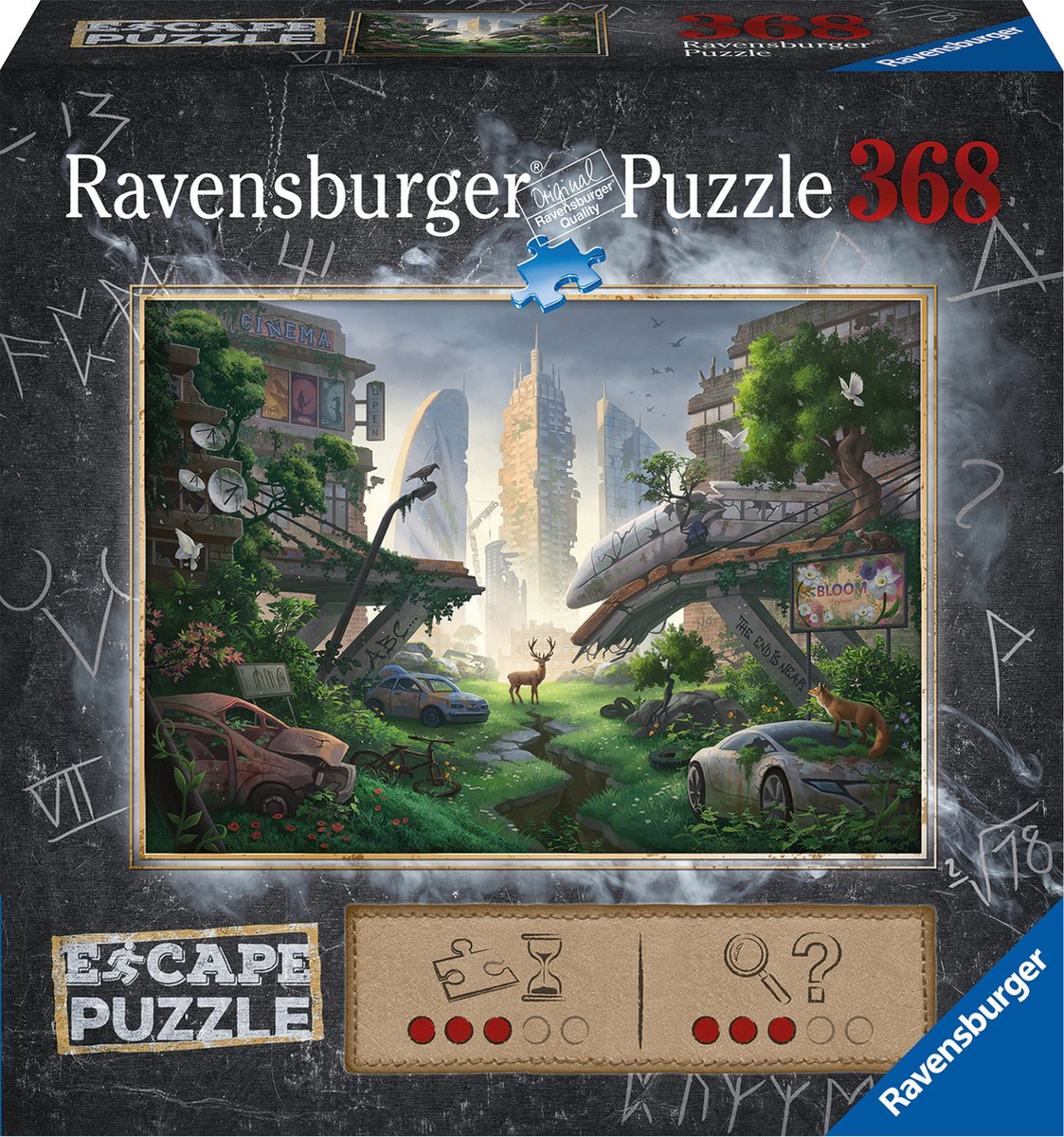 Ravensburger escape puzzle città desolata - 368 pezzi