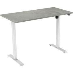 Scrivania Euroseats bianco, oxyd b000wh120oxy 80 x 750-1235 x 120 mm