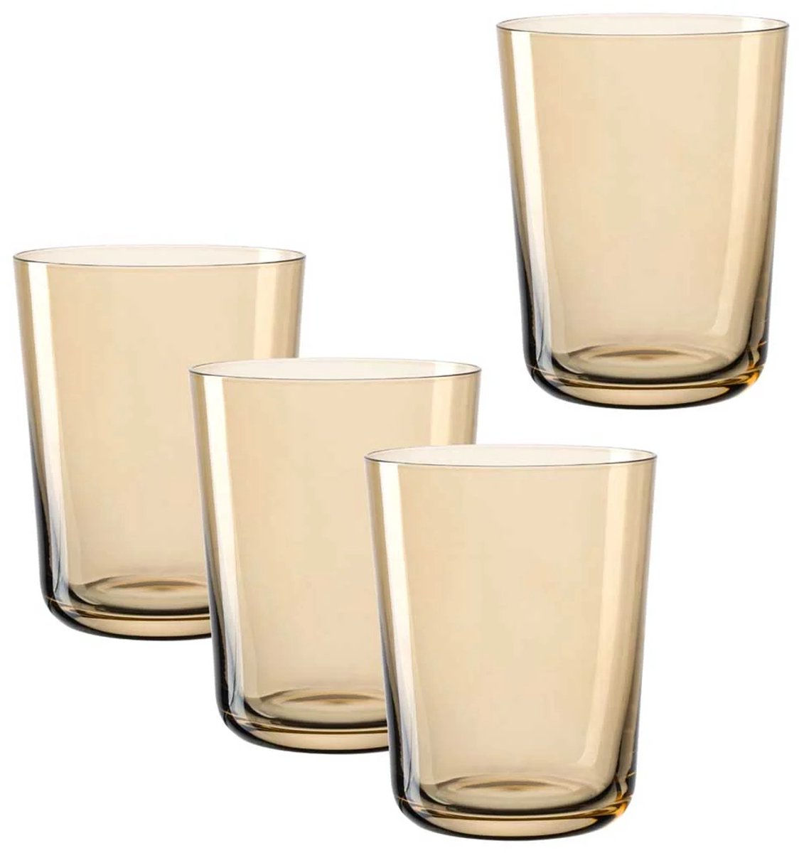Bicchiere leggero Leonardo 330ml tosca - set 4