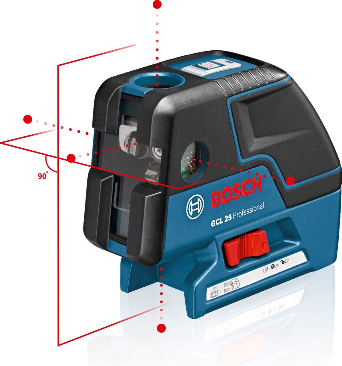 Láser de línea de punto Bosch gcl 25 (ip54)