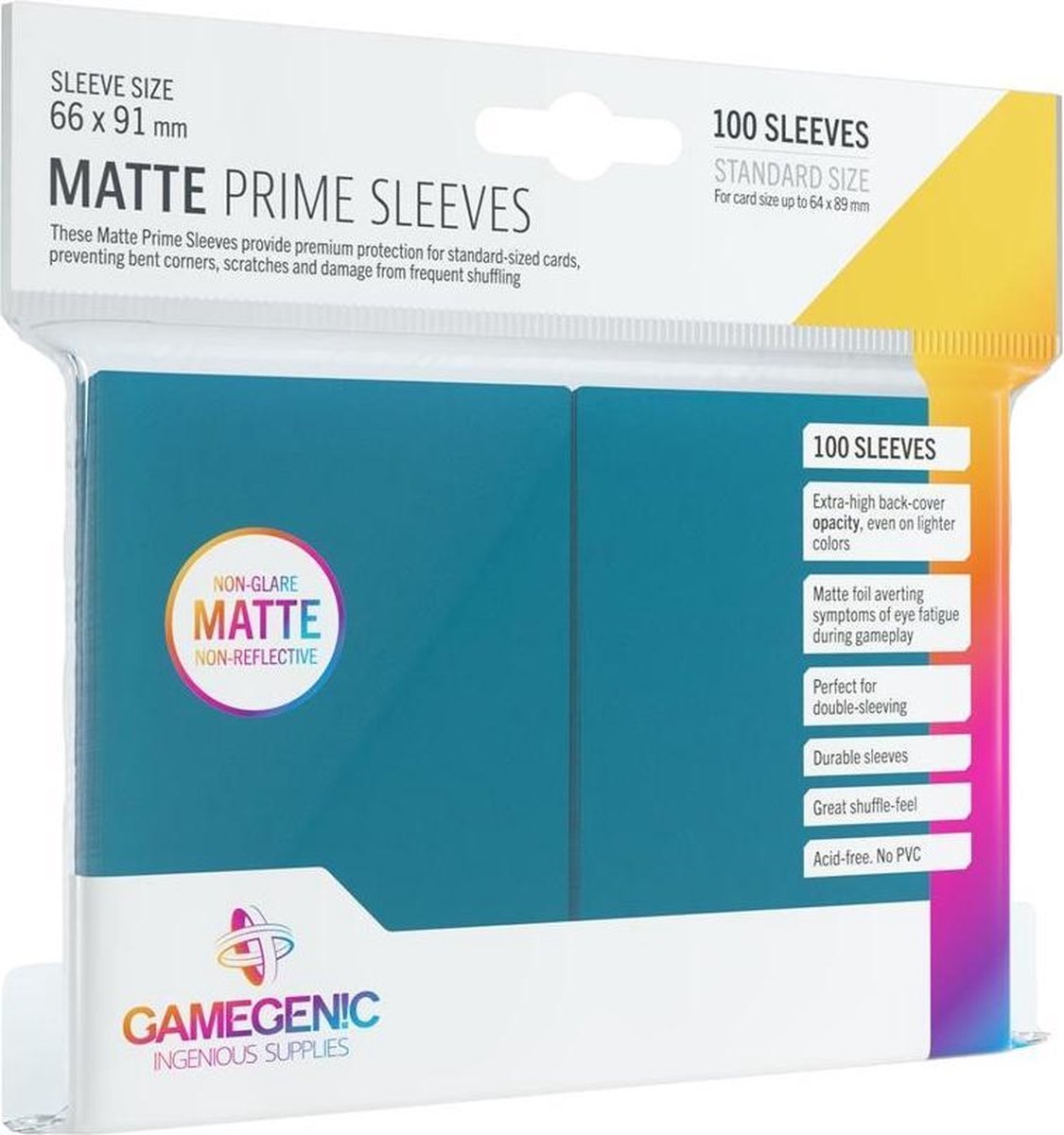 Maniche Gamegenic opache prime blu (100)