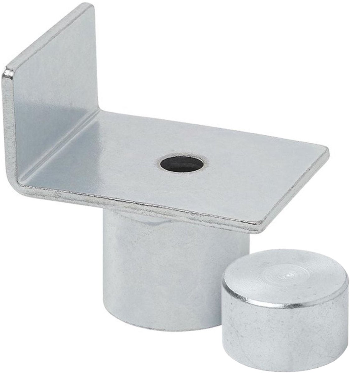 Adaptador Proplus para gato de botella - borde elevado - ø 20-27 mm - plateado - acero