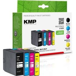 Cartucho de tinta kmp canon pgi-2500xl bk c m y multi negro, cian, magenta, amarillo