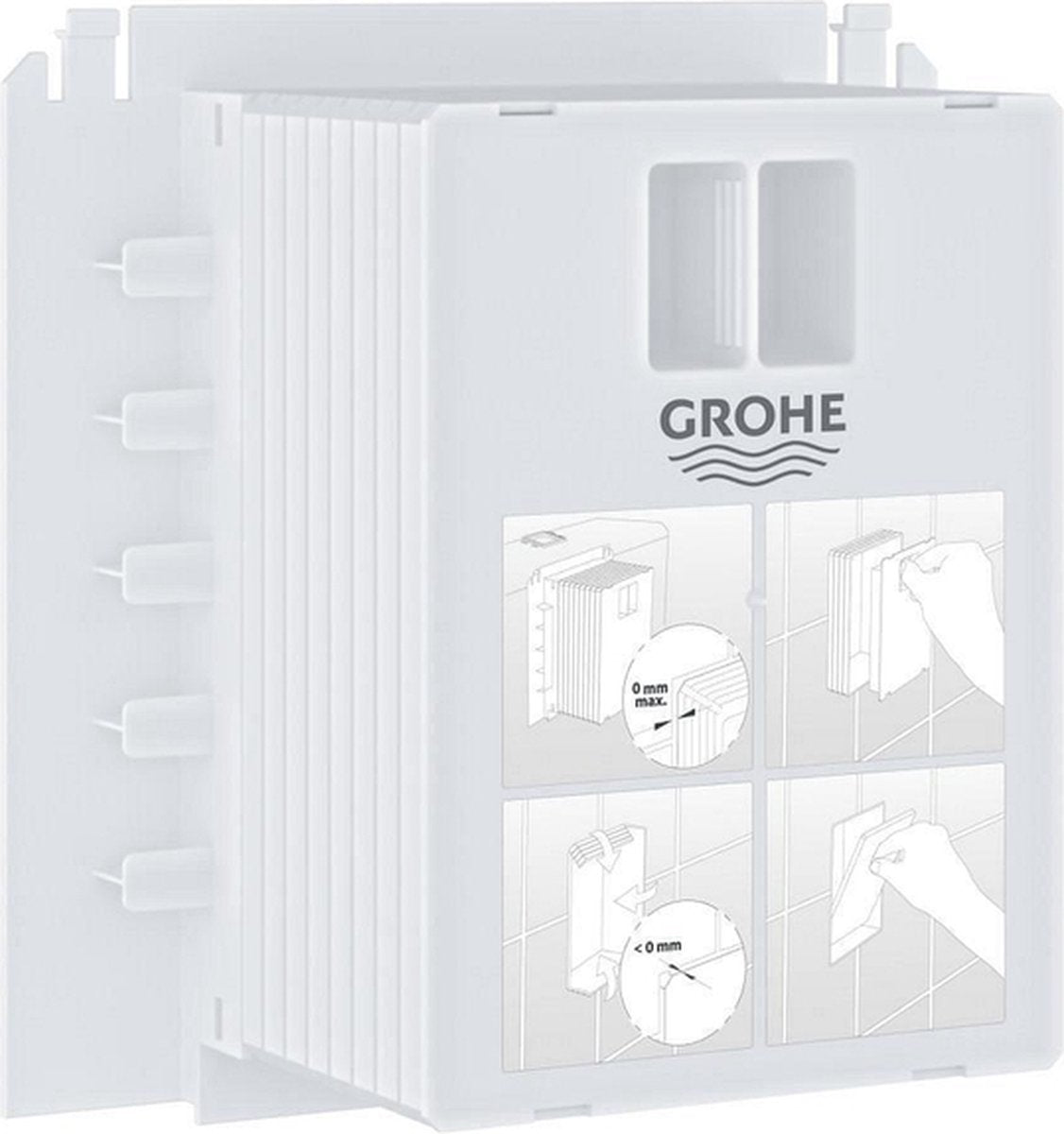Pozzetto di revisione Grohe - per piccole placche di comando WC