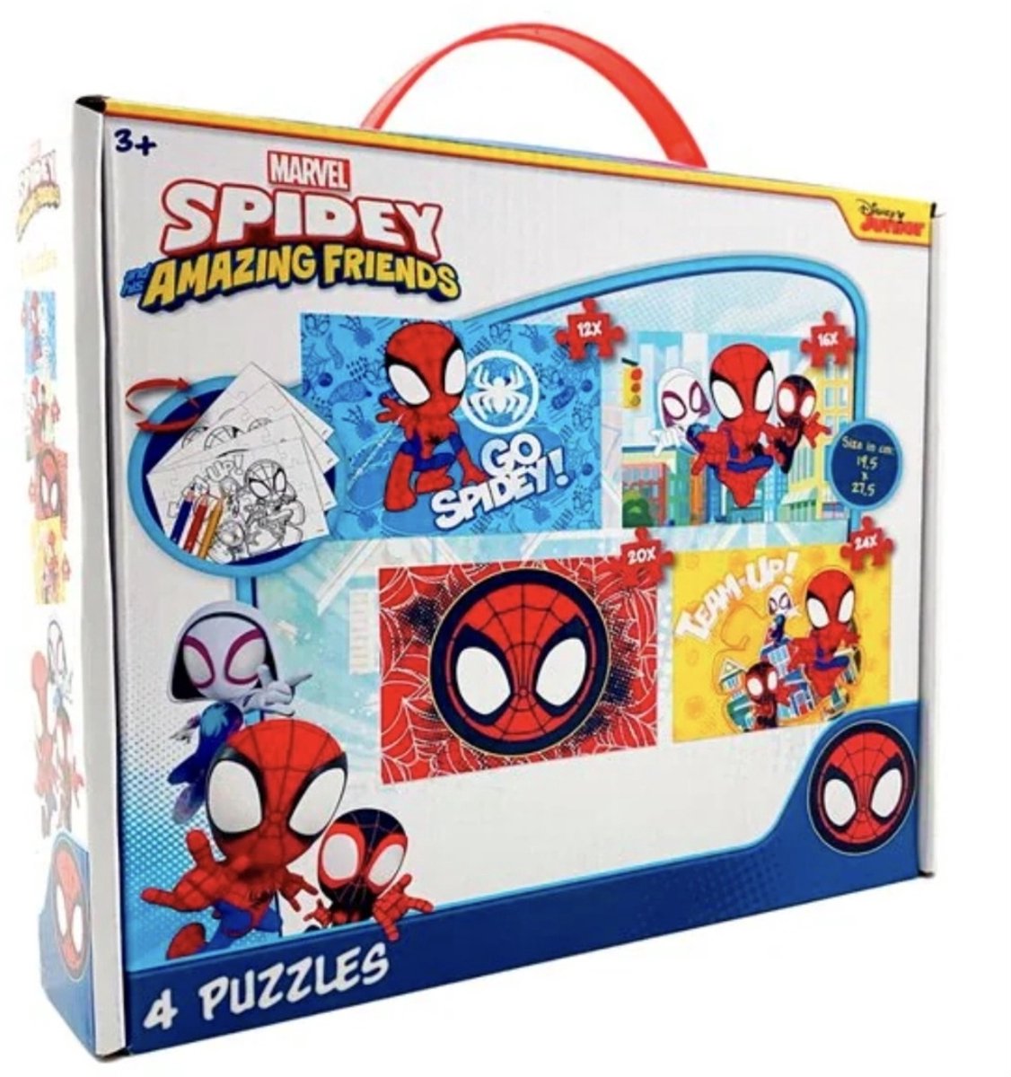 Toyland Spidey 4 puzzle in set