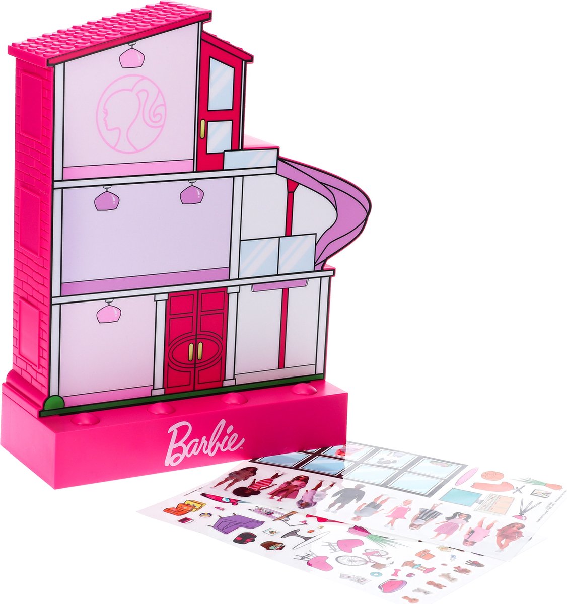 Barbie Paladone decora la casa de tus sueños con pegatinas rosas