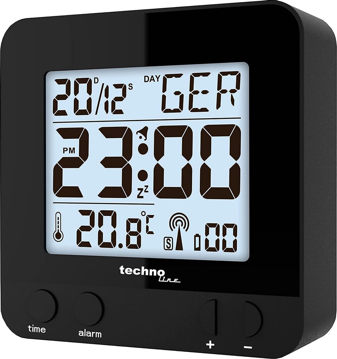 Sveglia radiocontrollata Technoline - data - temperatura - peso 235