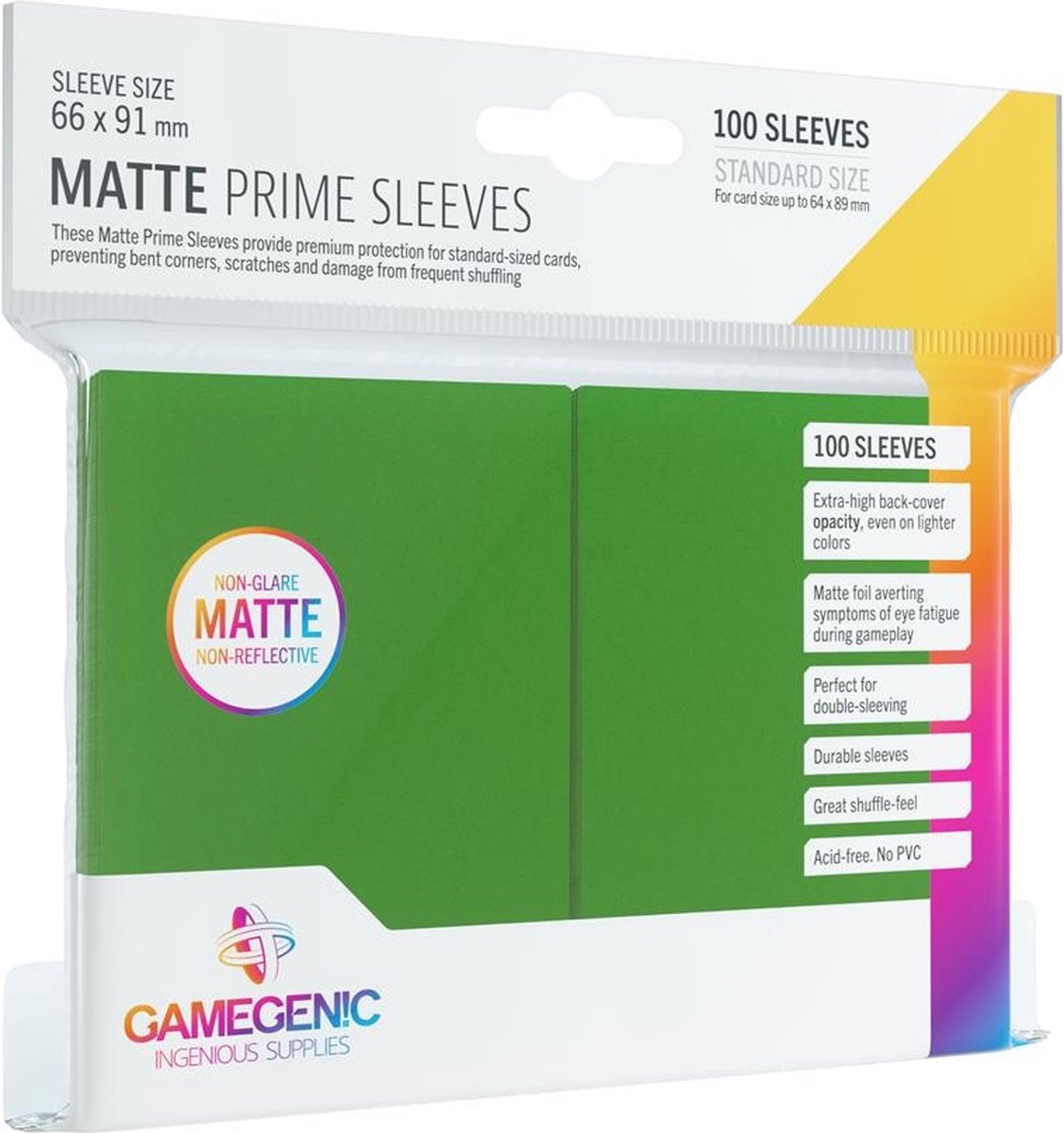 Buste gamegenic opache prime verdi (100)