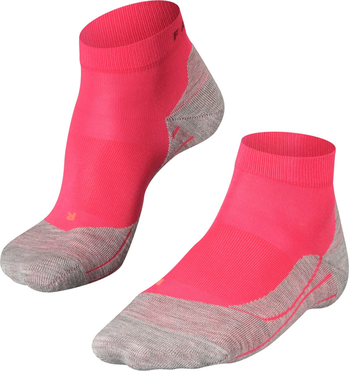 Falke ru4 short anti-blaar katoen functioneel materiaal hardloopsokken dames rood - maat 39-40