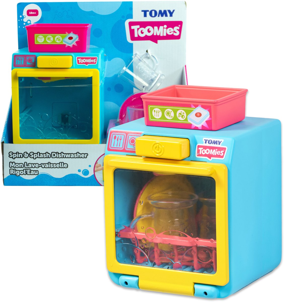Lavastoviglie Tomy Spin Splash - giocattoli da bagno