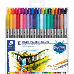 Pennarello Staedtler design da viaggio fronte-retro gamma di colori