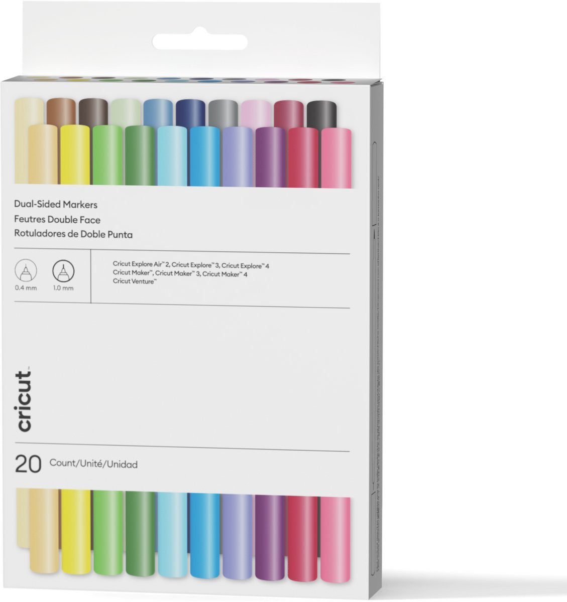 Pennarelli a doppia punta Cricut™ – Ultimate (20 pezzi)
