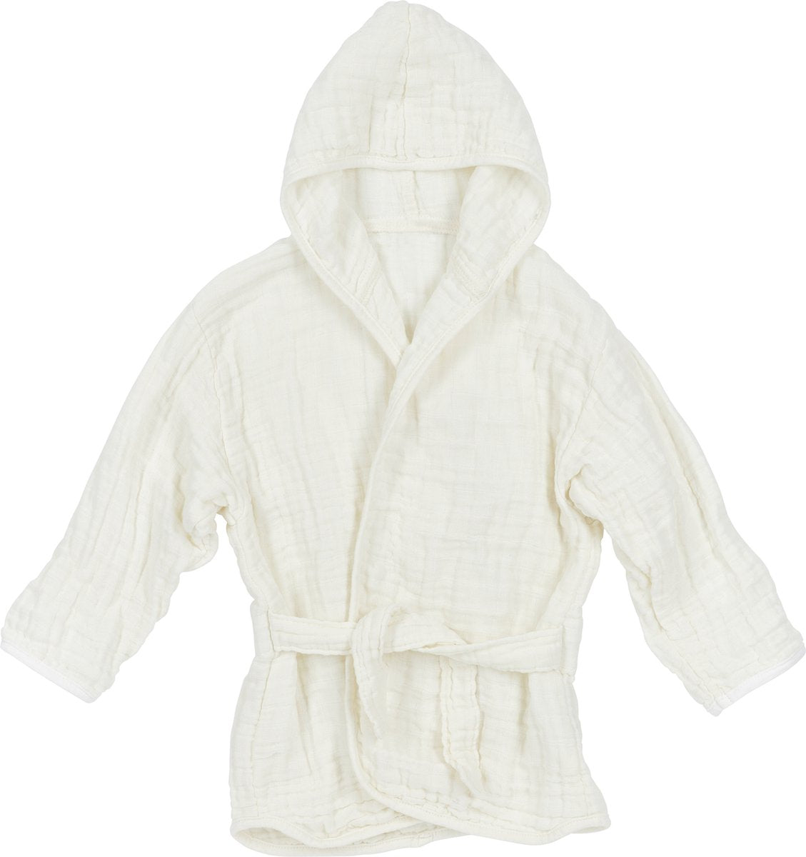 Meyco baby uni badjas - pre-washed hydrofiel - offwhite - 74 80