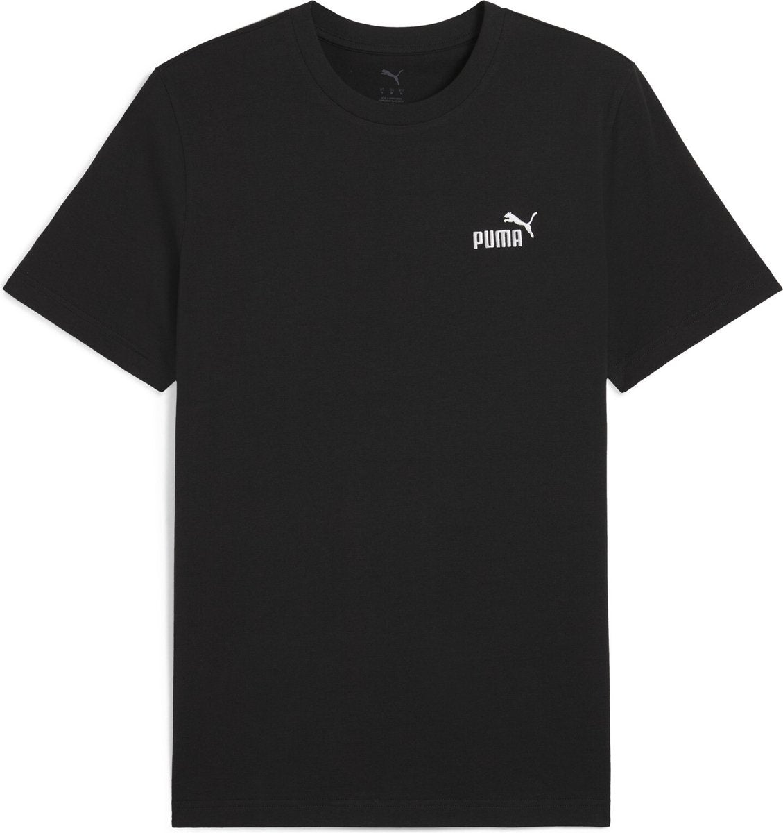 Puma ess small no. 1 logo tee unisex t-shirt - black
